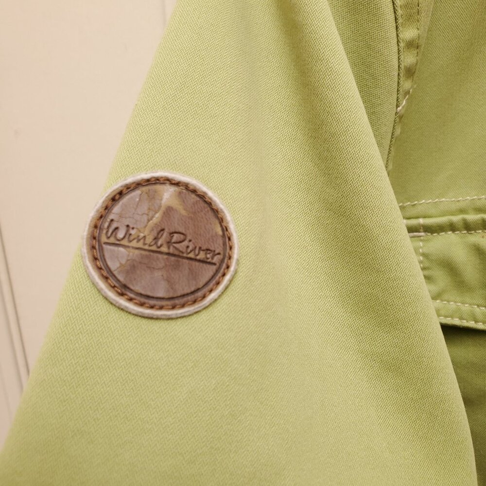 Wind River Utility Cargo Safari Jacket Spring Green Size Medium - Picture 3 of 7